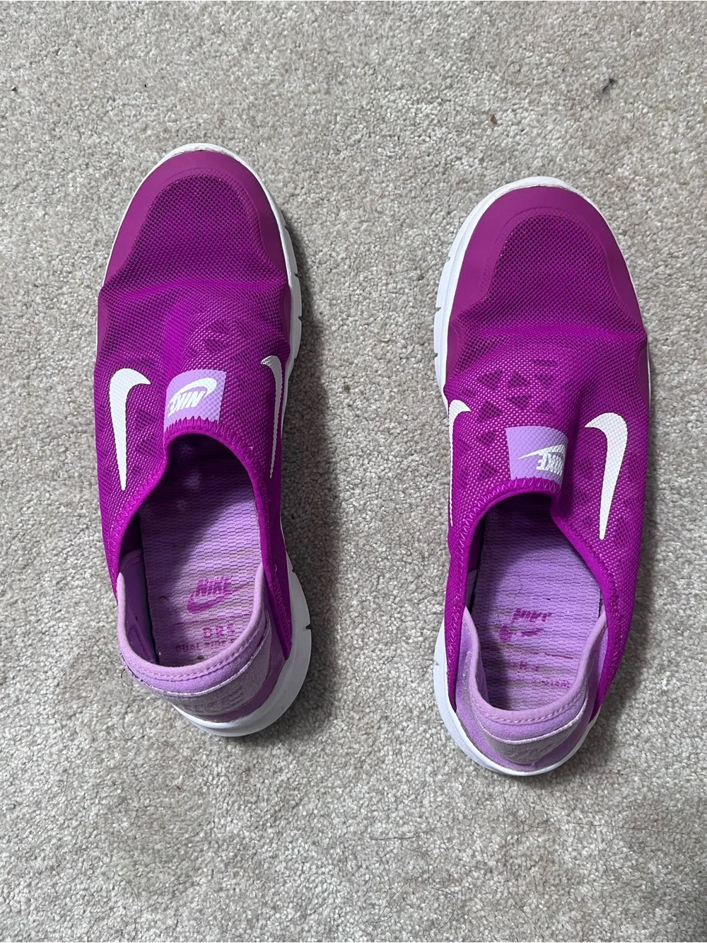 Nike Women's Slip-On Athletic Shoes Purple/White
